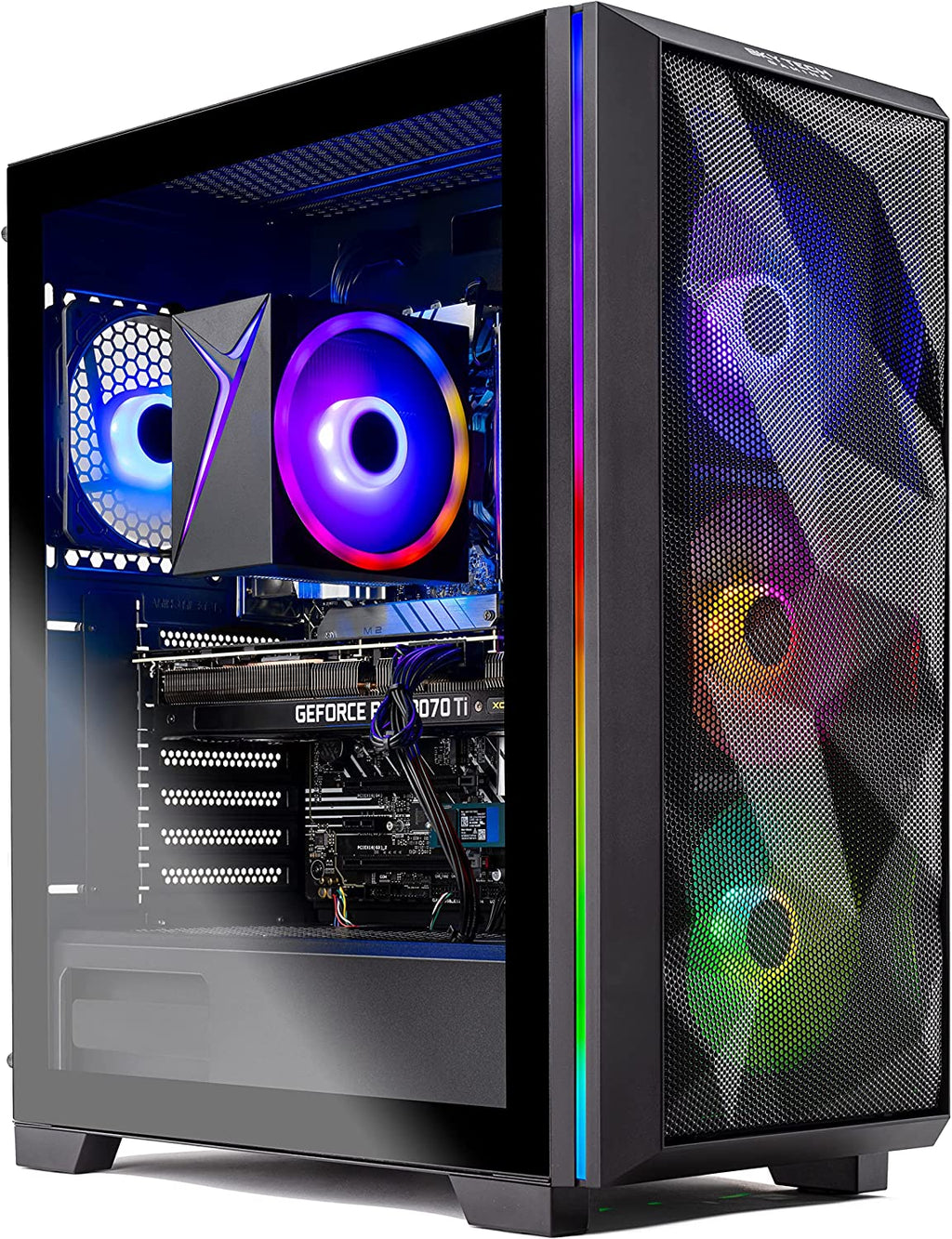 Skytech Gaming Chronos Gaming PC Desktop – INTEL Core I7 12700K 3.6 Ghz, RTX 3080, 1TB NVME SSD, 32G DDR5, 750W GOLD PSU, AC Wi-Fi, Windows 10 Home 64-Bit