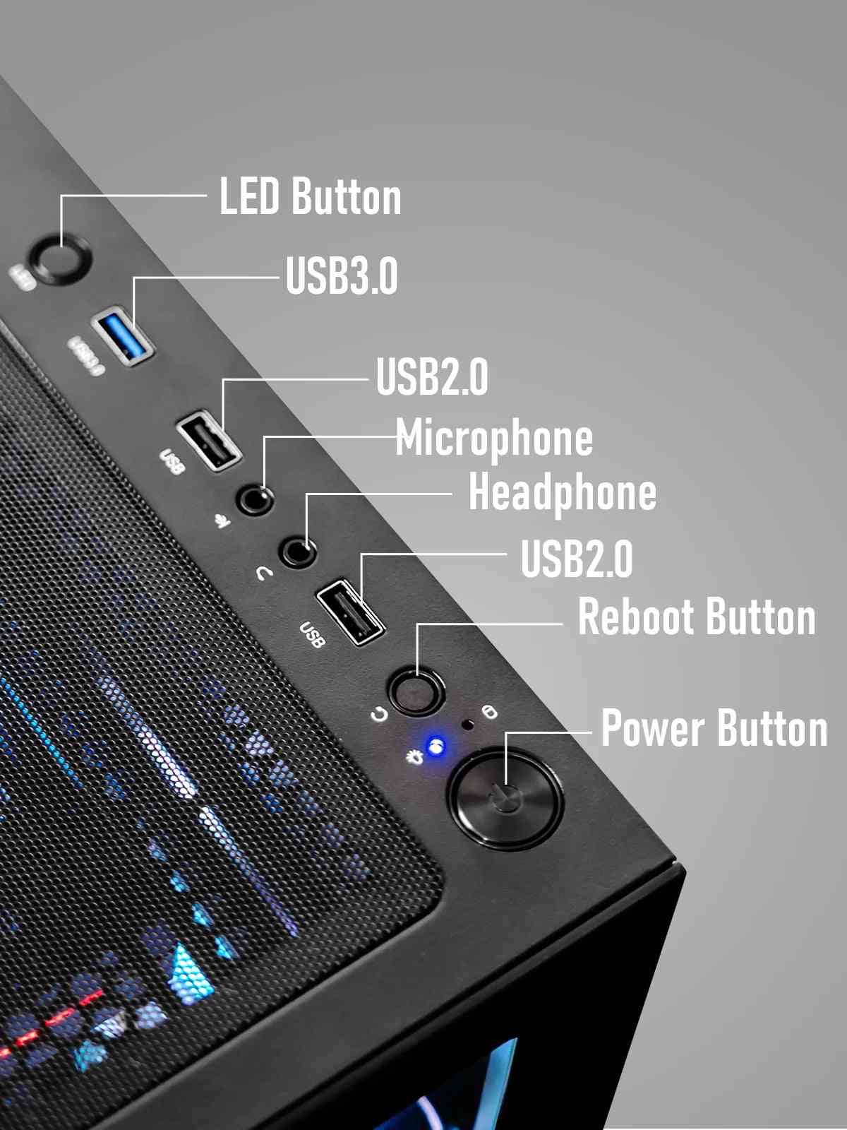 Gamer Master Gaming Desktop PC, AMD Ryzen 7 5800X, NVIDIA Geforce RTX 2080, 16GB DDR4 RAM, 1TB SSD, 650W Power Supply, Wifi 6/Bluetooth 5.4,9*ARGB Fan, Windows 11