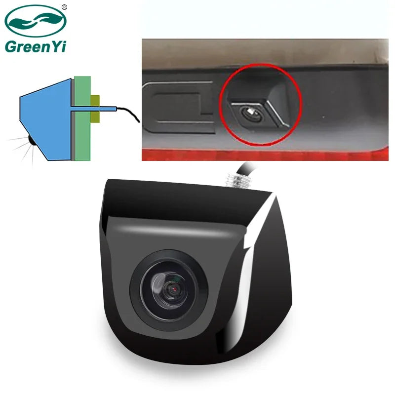 Vehicle Rear View Camera Metal Body Car Reverse Camera Auto Parking Backup Camera