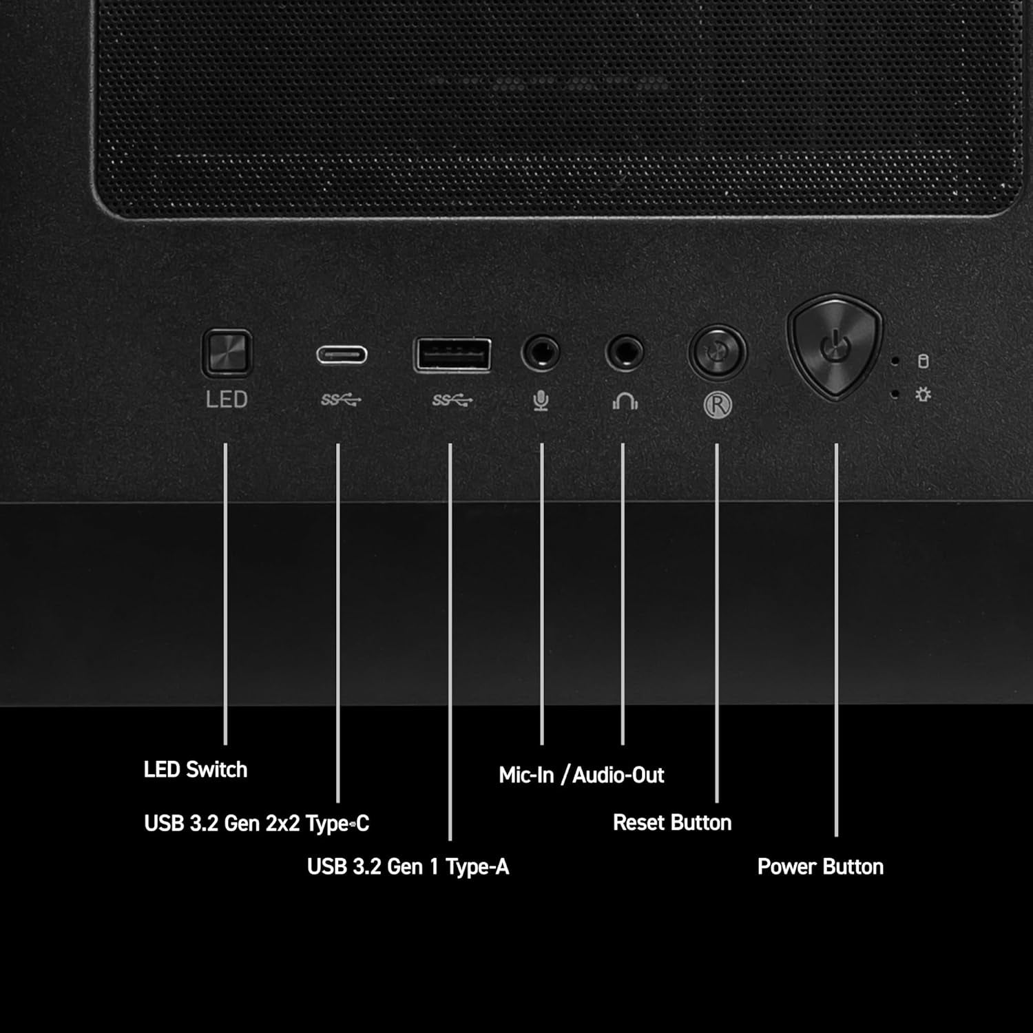Msi Codex R2 Gaming Desktop PC | NVIDIA Geforce RTX 5070 12GB | Intel Core I5-14400F | 32GB DDR5 RAM | 1TB Nvme SSD | Air Cooling | Wi-Fi 6E | Windows 11 Home | VR Ready | D14NVP5-613US