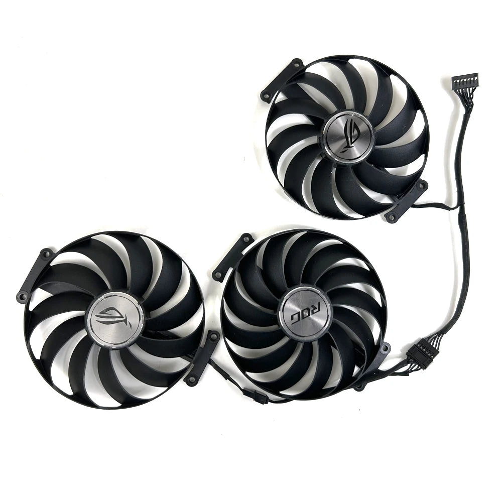 NEW Cooling Fan 95Mm 7Pin CF1010U12S T129215SU FDC10U12S9-C GPU FAN for ASUS ROG STRIX RTX 3070 3080 3090 3060Ti 3080Ti 3090Ti