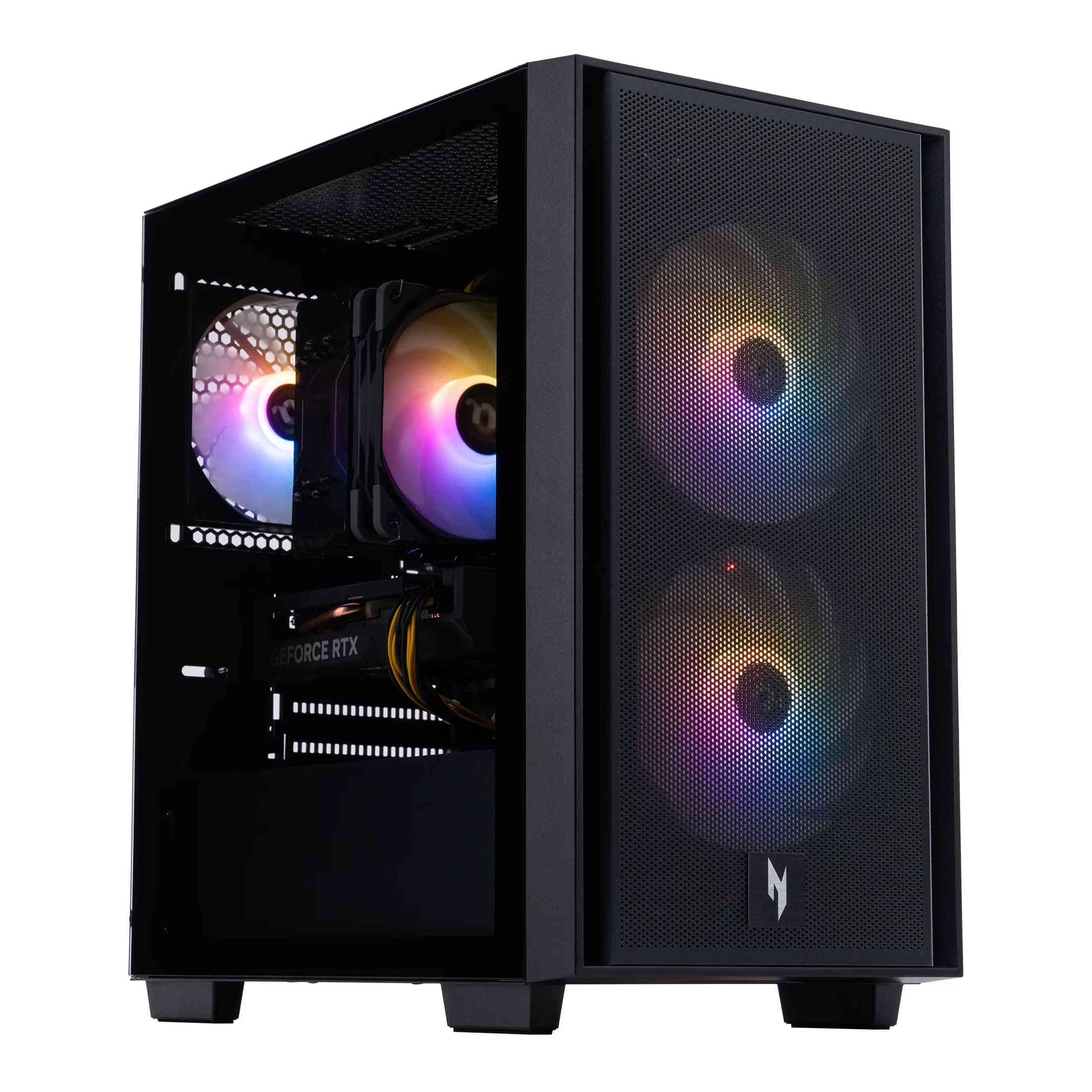 Nitro 60 N60-640-UR26 Gaming Desktop, Intel Core I7-14700F, NVIDIA Geforce RTX 5060 Ti with 16GB GDDR7 Vram, 32GB RAM, 2TB Pcie 4.0 Nvme SSD, Black