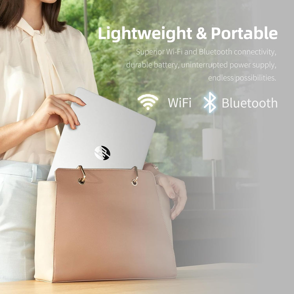 HP Essential Laptop Computer for Home & Student with Office 365, 2026 Edition, 16GB RAM, 128GB Storage- Intel Processor - LED Display, HUB Docking Station, Portable Design, Copilot AI, Windows 11 S