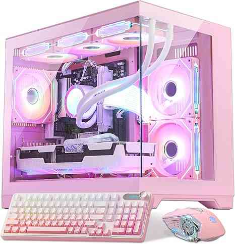 Limareoo Tech Ocean Park Pink Gaming PC Gamer Desktop Computer W/KB & Mouse USD Vietnam Default Title Default Title