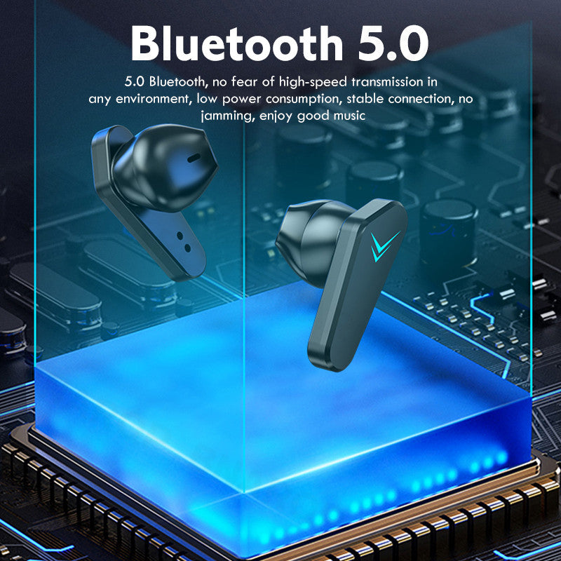 Wireless Gaming Headphones No Delay Noise Reduction Bluetooth Earphones HIFI Sound E-Sport Game Headset with Mic