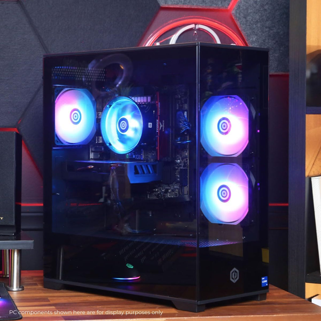 Gamer Master Gaming PC, AMD Ryzen 5 5500 3.6Ghz, Radeon RX 6400 4GB, 16GB DDR4, 500GB Pcie Gen4 SSD, Wifi Ready & Windows 11 Home (GMA3100A)