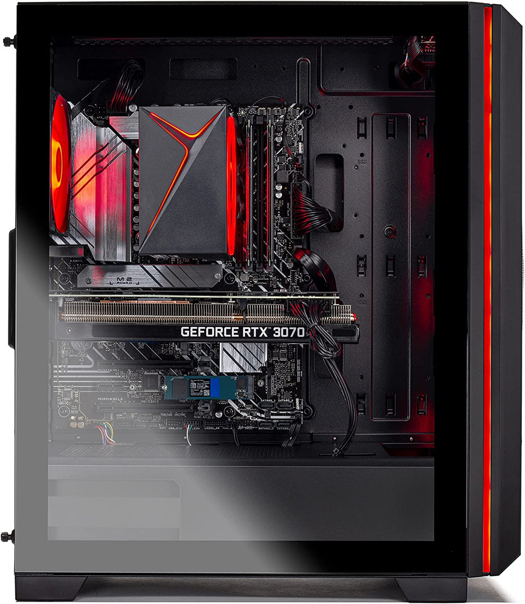 Skytech Gaming Chronos Gaming PC Desktop – INTEL Core I7 12700K 3.6 Ghz, RTX 3080, 1TB NVME SSD, 32G DDR5, 750W GOLD PSU, AC Wi-Fi, Windows 10 Home 64-Bit