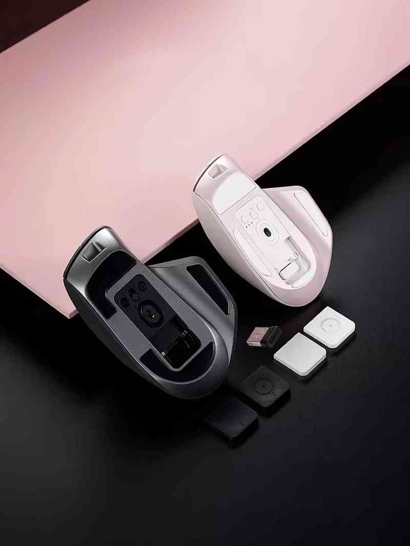 New  MT760 Mouse Bluetooth Wireless Tri Mode Ergonomics Mouse Gamer Accessory for Computer Pc Laptop Gaming Office for Gift