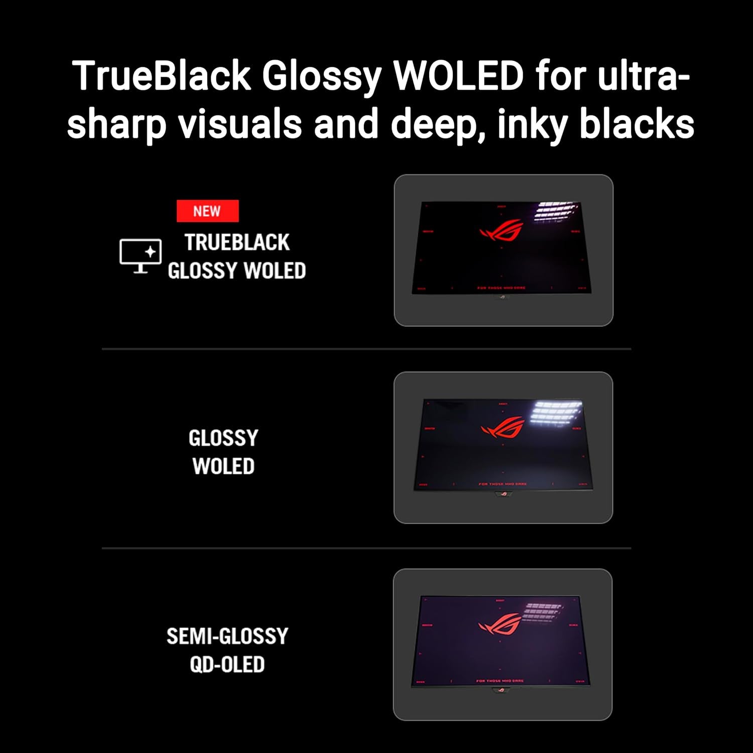ASUS ROG Strix 27” OLED Gaming Monitor (XG27AQDMGR) - 27-Inch (26.5-Inch Viewable) 1440P Trueblack Glossy, 240 Hz, Neo Proximity Sensor, OLED Care Pro, ELMB, Displaywidget Center