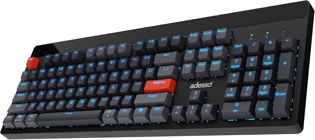 Easytouch 1300 Mechanical Keyboard RGB Illuminated Hot Swappable Red Switches Wired Wireless Bluetooth Gaming Keyboard with Copilot AI Hotkey for Windows Mac