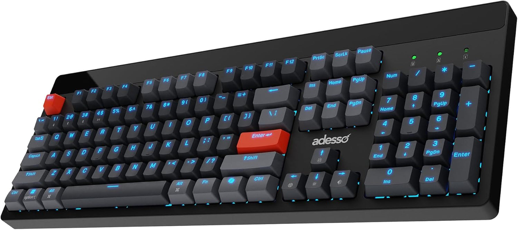 Easytouch 1300 Mechanical Keyboard RGB Illuminated Hot Swappable Red Switches Wired Wireless Bluetooth Gaming Keyboard with Copilot AI Hotkey for Windows Mac
