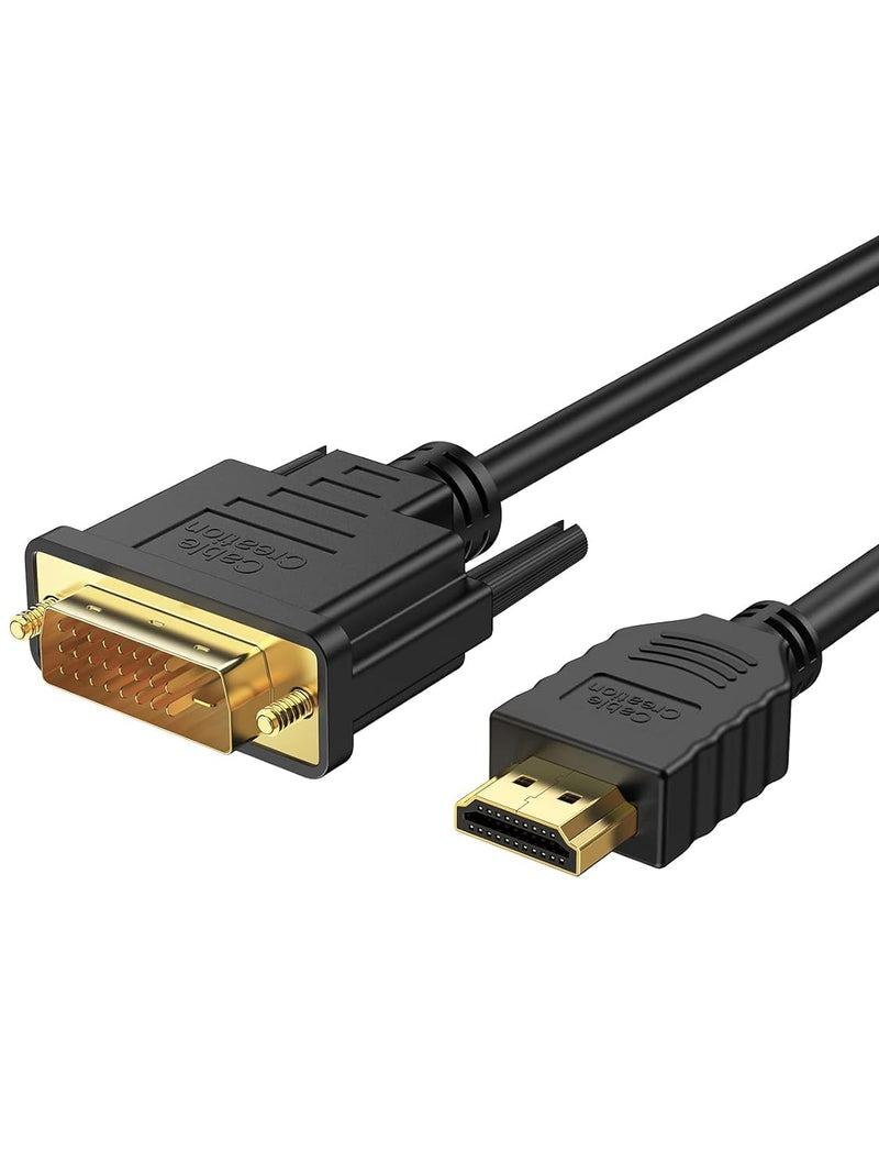 10Ft HDMI to DVI Cable Bi Directional 1080P HD 1-Pack / 10Ft