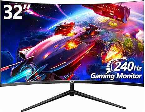 ZZA 32 Inch Curved Gaming Monitor 240hz,1K 1080P Computer PC Monitor with 1500R Limareoo Tech Default Title Default Title