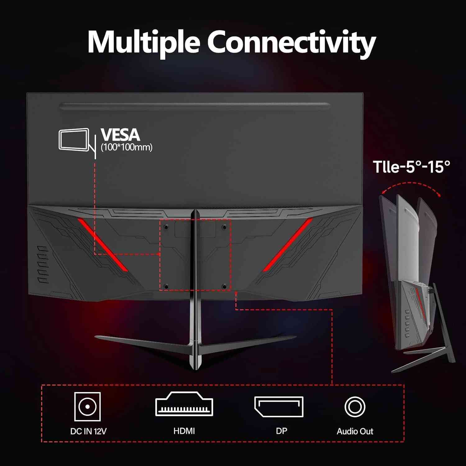 ZZA 32 Inch Curved Gaming Monitor 240hz,1K 1080P Computer PC Monitor with 1500R Limareoo Tech Default Title Default Title