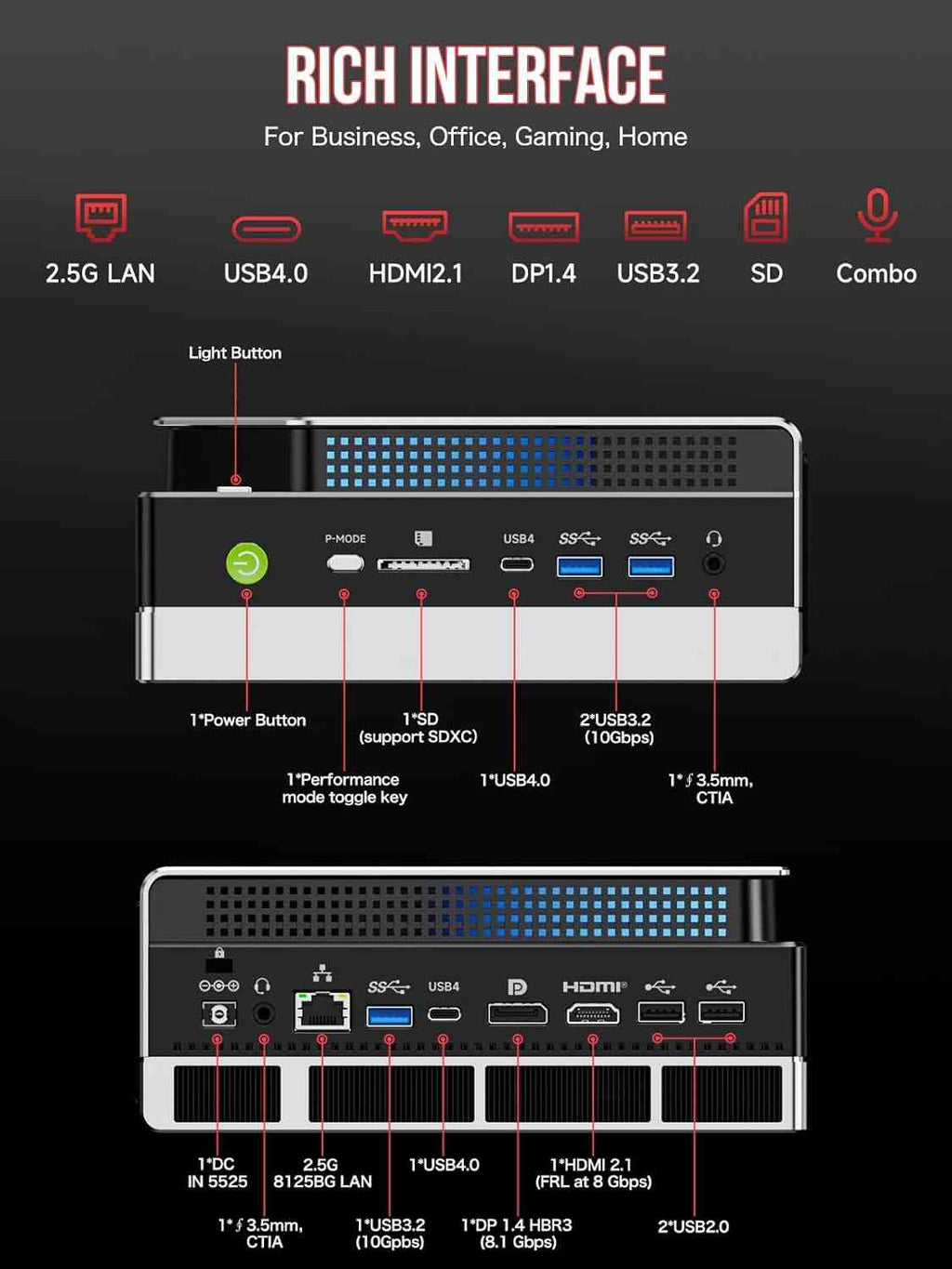 Limareoo Tech GMKtec EVO-X2 AI Mini PC Ryzen Al Max+ 395 (up to 5.1GHz) Mini Gaming Computers USD Vietnam Default Title Default Title