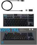 Logitech G915 TKL Tenkeyless Lightspeed Wireless RGB Mechanical Gaming Keyboard Limareoo Tech Default Title Default Title