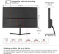 Gawfolk 27 Inch PC Computer Screen,1800R Curved Gaming 250Hz Monitors Limareoo Tech Default Title Default Title