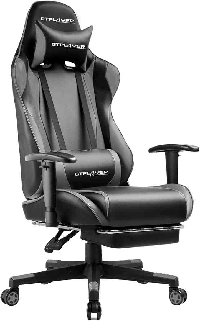 GTPLAYER Gaming Chair with Footrest, Ergonomic Computer Game Desk Chair Limareoo Tech Default Title Default Title