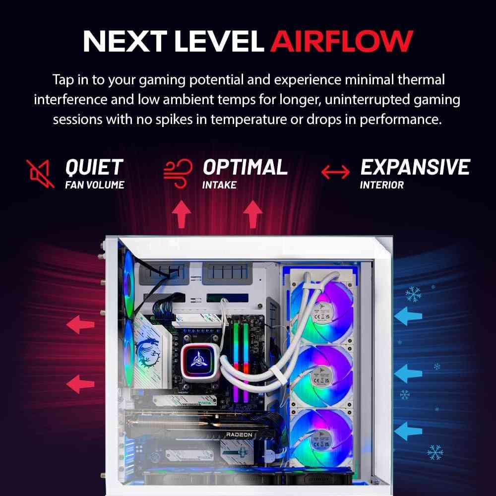 Skytech Gaming O11 Vision Desktop PC, Ryzen 7 9800X3D 4.7 GHz (5.2 GHz) Default Title USD Limareoo Tech