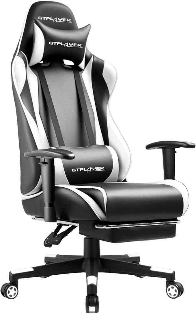 GTPLAYER Gaming Chair with Footrest, Ergonomic Computer Game Desk Chair Limareoo Tech Default Title Default Title