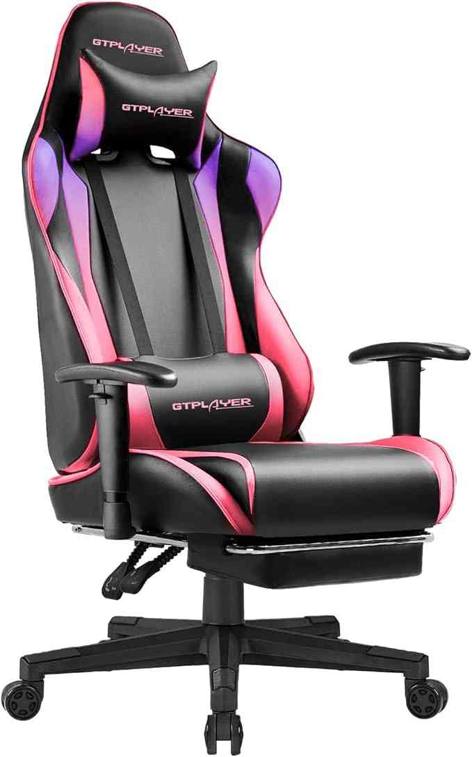 GTPLAYER Gaming Chair with Footrest, Ergonomic Computer Game Desk Chair Limareoo Tech Default Title Default Title