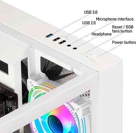 Limareoo Tech LXZ Gaming PC Desktop Computer - Ryzen 5 5500, Radeon RX 6500XT 4GB USD Vietnam Default Title Default Title