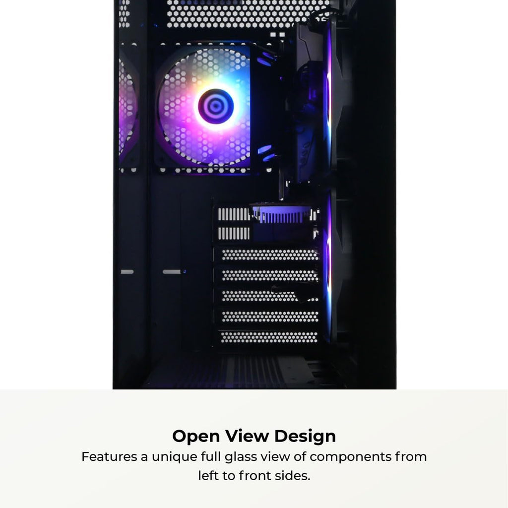 Gamer Master Gaming PC, AMD Ryzen 5 5500 3.6Ghz, Radeon RX 6400 4GB, 16GB DDR4, 500GB Pcie Gen4 SSD, Wifi Ready & Windows 11 Home (GMA3100A)