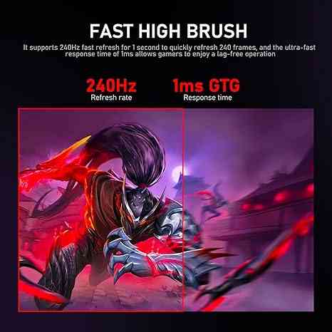 Gawfolk 34 Inch Curved Gaming Monitor, 240Hz Ultrawide PC Monitors Built-in Speakers Limareoo Tech Default Title Default Title
