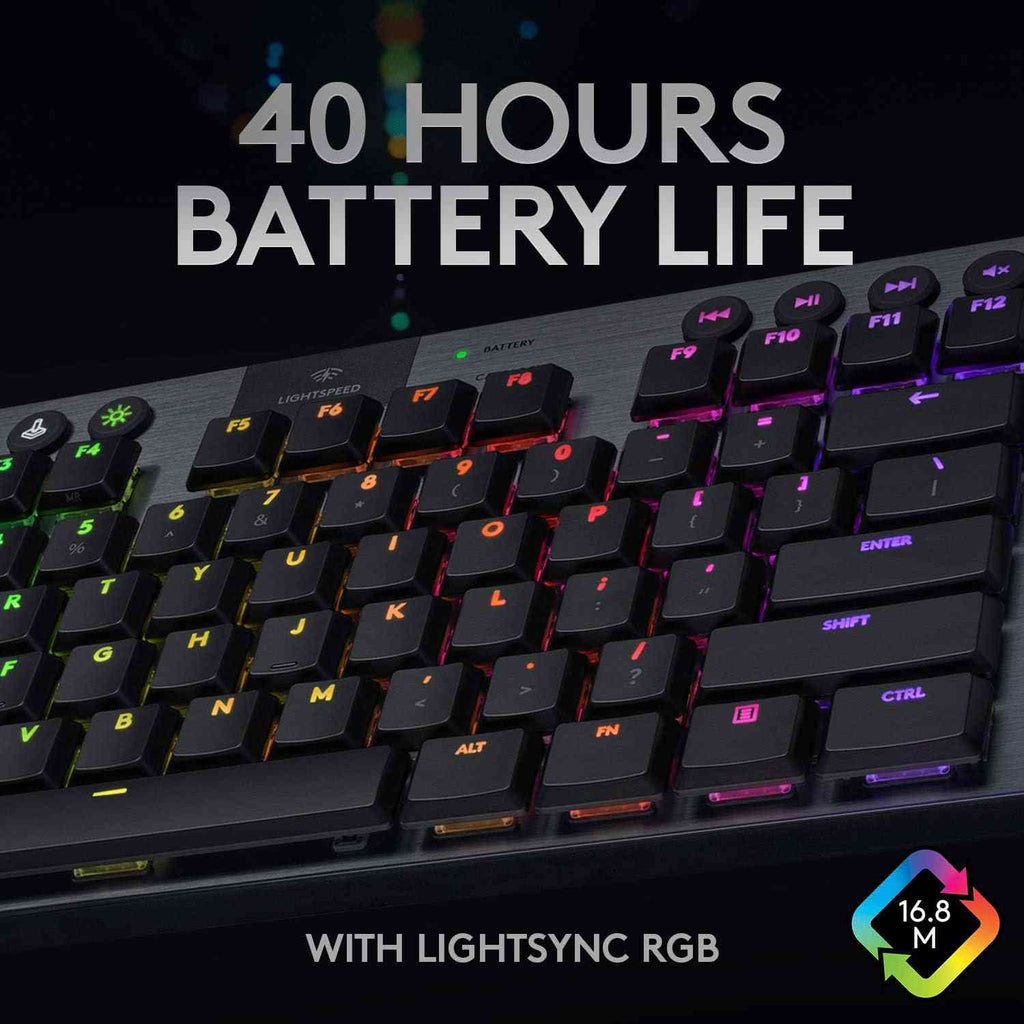 Logitech G915 TKL Tenkeyless Lightspeed Wireless RGB Mechanical Gaming Keyboard Limareoo Tech Default Title Default Title