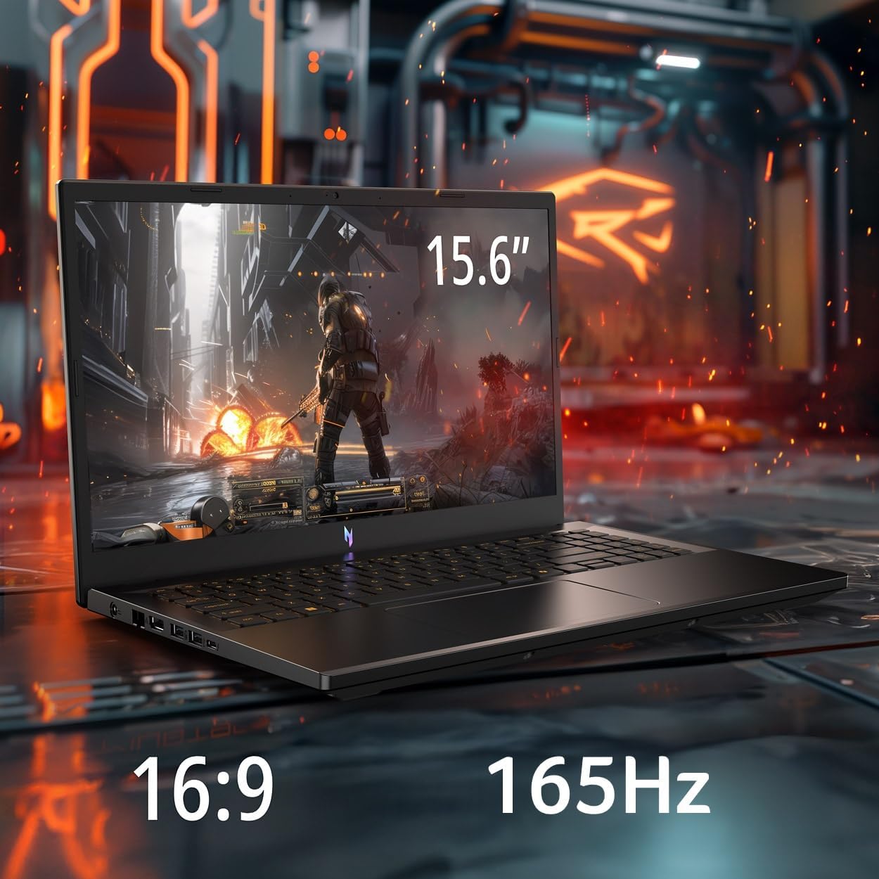 Acer Nitro V Gaming Laptop | Intel Core I7-13620H Processor | NVIDIA Geforce RTX 4050 Laptop GPU | 15.6" FHD IPS 165Hz Display | 16GB DDR5 | 1TB Gen 4 SSD | Wi-Fi 6 | Backlit KB | ANV15-52-76NK