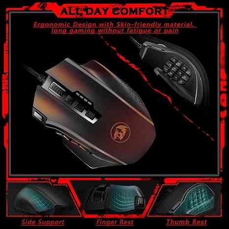 Redragon Gaming Mouse, MMO Mouse Gaming UP 12400 DPI Default Title USD Limareoo Tech
