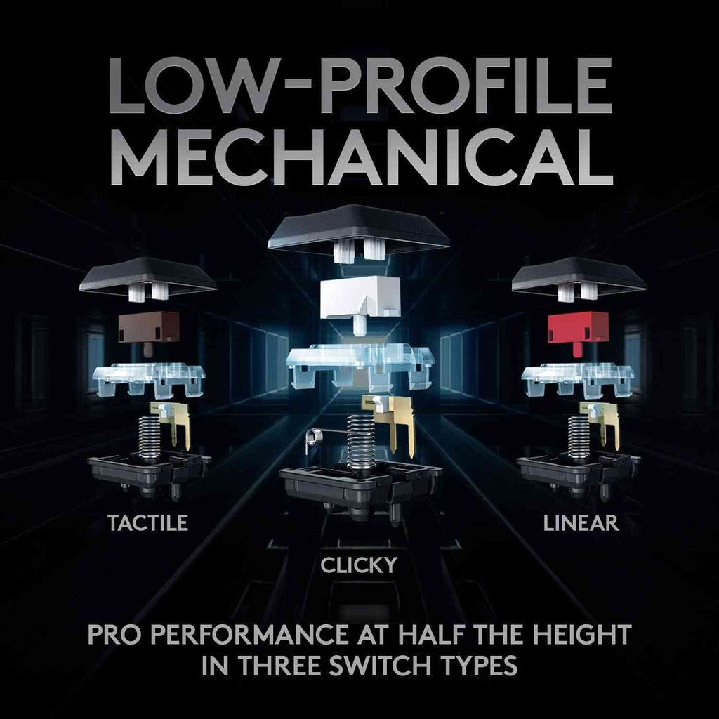 Logitech G915 TKL Tenkeyless Lightspeed Wireless RGB Mechanical Gaming Keyboard Limareoo Tech Default Title Default Title