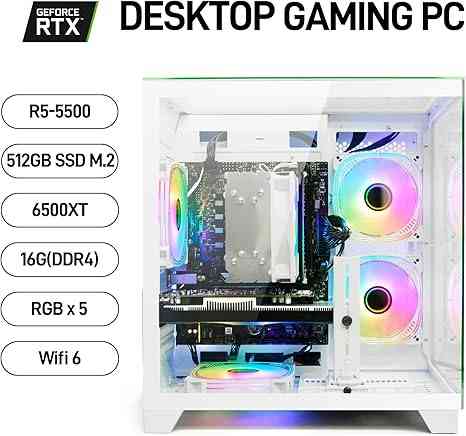 Limareoo Tech LXZ Gaming PC Desktop Computer - Ryzen 5 5500, Radeon RX 6500XT 4GB USD Vietnam Default Title Default Title