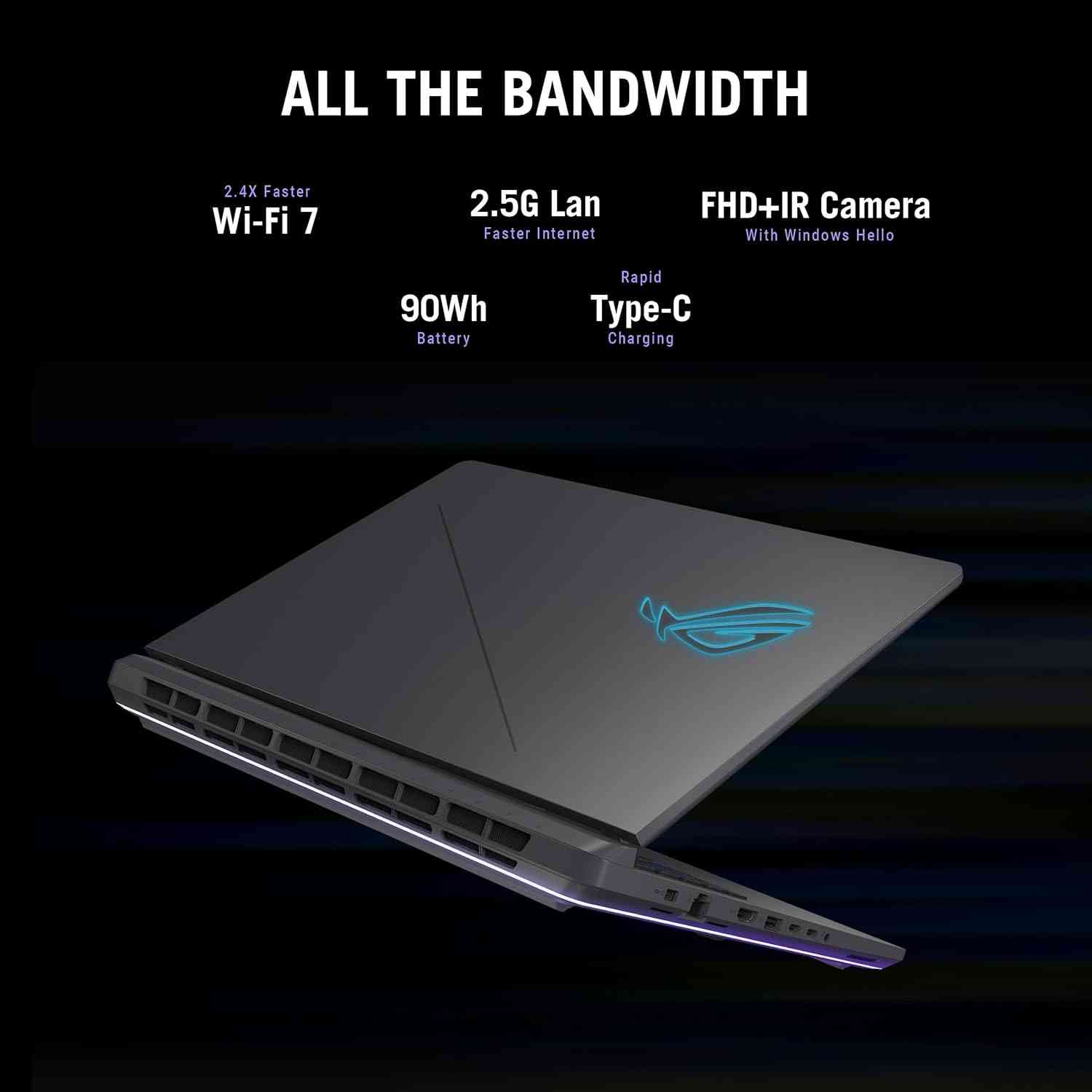ROG Strix G16 (2025) Gaming Laptop, 16” FHD+ 16:10 165Hz/3Ms Display, NVIDIA® Geforce RTX™ 5060 Laptop GPU, Intel® Core™ I7 Processor 14650HX, 16GB DDR5, 1TB Gen 4 SSD, Wi-Fi 7, Windows 11 Home