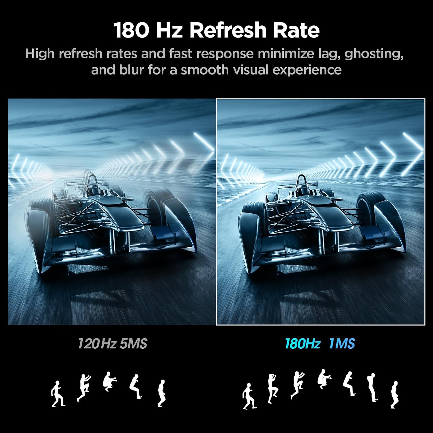 24 Inch Curved Gaming Monitor 180Hz FHD 1080P Computer Monitor, 1Ms 1500R Display, Adaptive Sync, Freesync Premium, HDMI 2.0X2 & DP 1.2, VESA, Tilt, 24E6CA