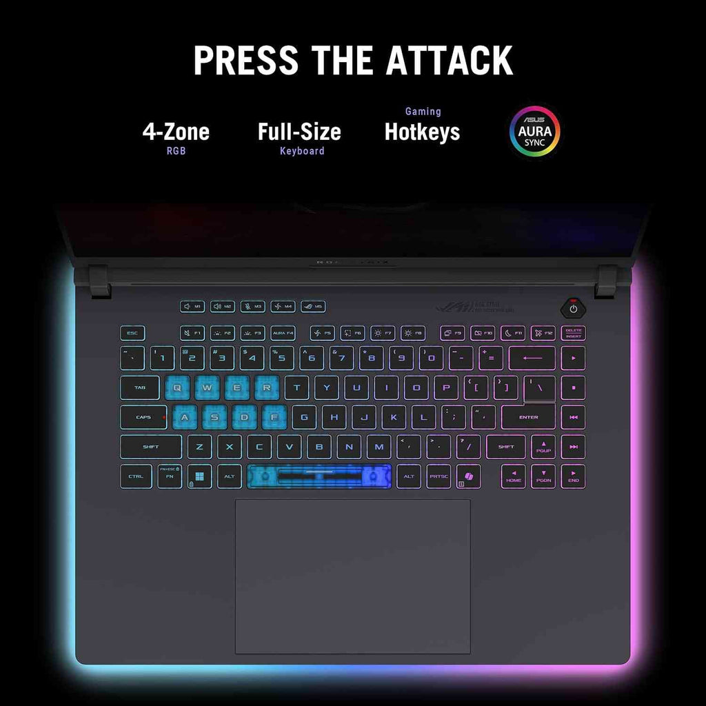 ROG Strix G16 (2025) Gaming Laptop, 16” FHD+ 16:10 165Hz/3Ms Display, NVIDIA® Geforce RTX™ 5060 Laptop GPU, Intel® Core™ I7 Processor 14650HX, 16GB DDR5, 1TB Gen 4 SSD, Wi-Fi 7, Windows 11 Home