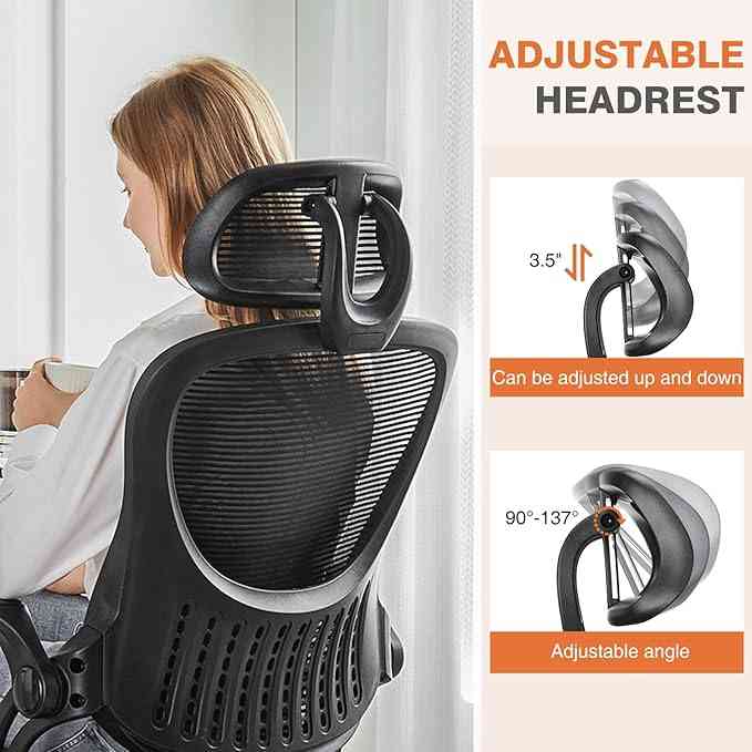 Limareoo Tech Sweetcrispy Office Computer Desk Chair, Ergonomic High-Back Mesh Rolling Work Chairs USD Vietnam Default Title Default Title