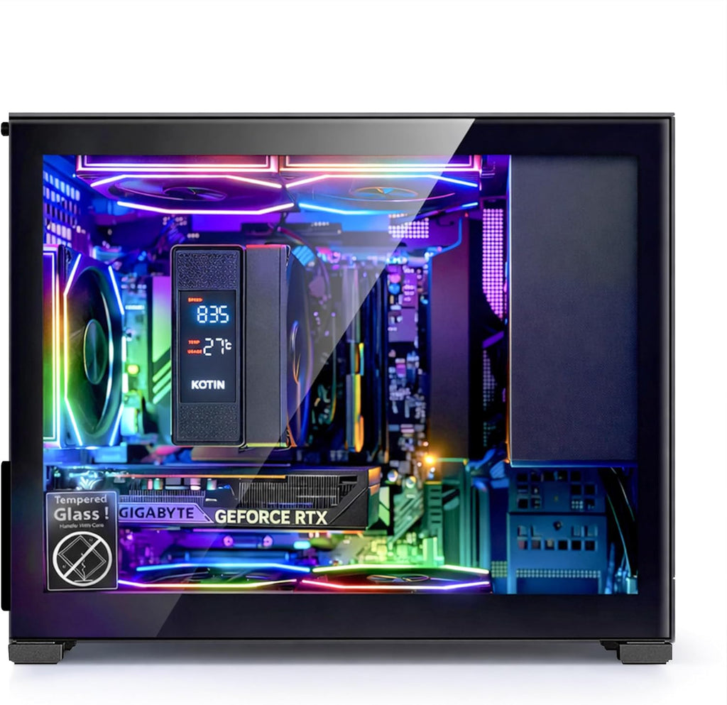 Prebuilt Gaming PC Desktop, AMD Ryzen 5 9600X up to 5.4Ghz, Geforce RTX 5060 8GB, 16GB DDR5-6000, 1TB Pcie 4.0 Nvme SSD, 650W 80+ Gold PSU, Wifi 7, Win 11 Home, 1080P/1440P Gaming Tower