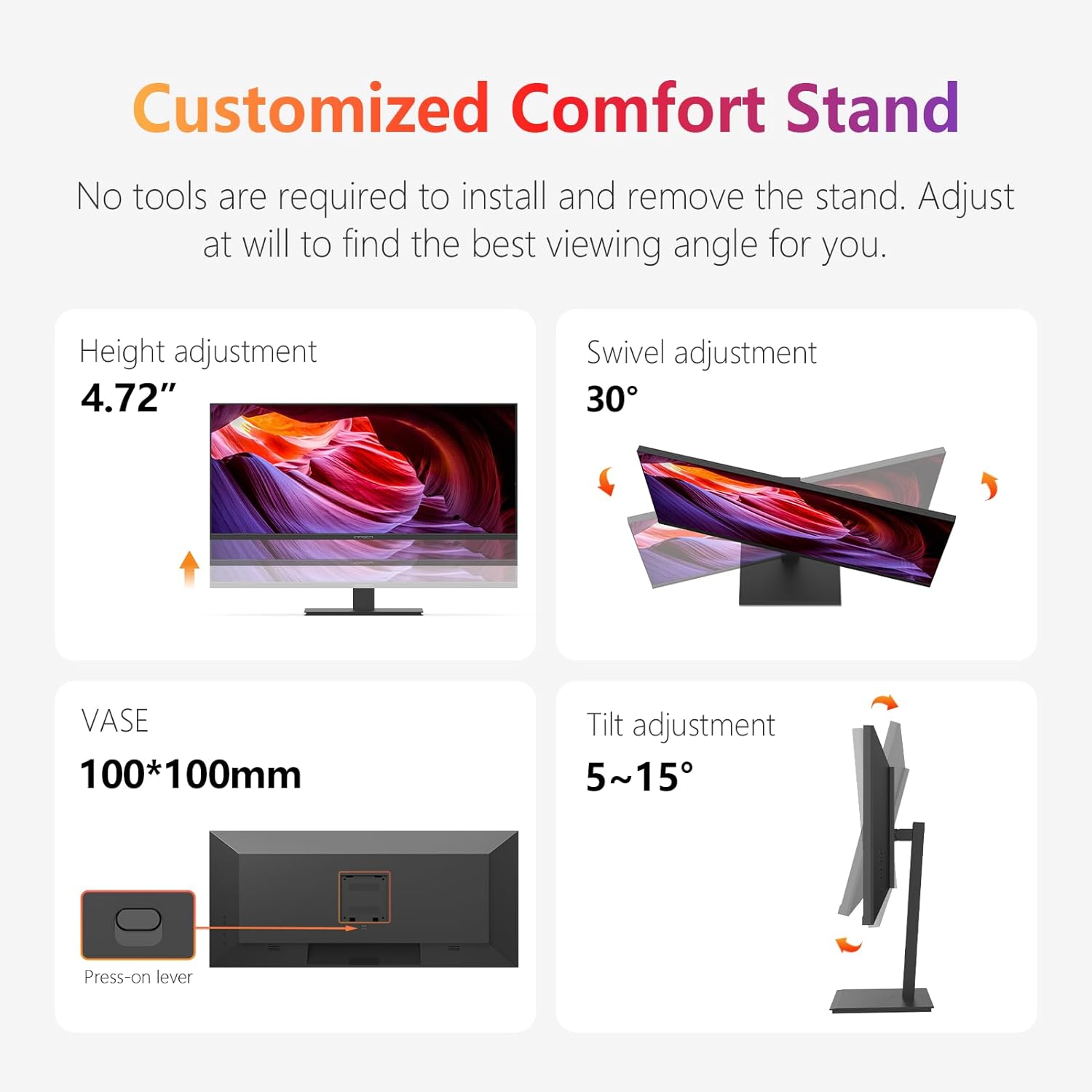 34C1R 34" Ultrawide Monitor, WQHD 3440X1440 180Hz Gaming IPS, 1Ms Response, Adaptive-Sync & G-SYNC Compatible, PIP/PBP for Multitasking, HDR400, Built-In Speakers for Desktop PC Laptop