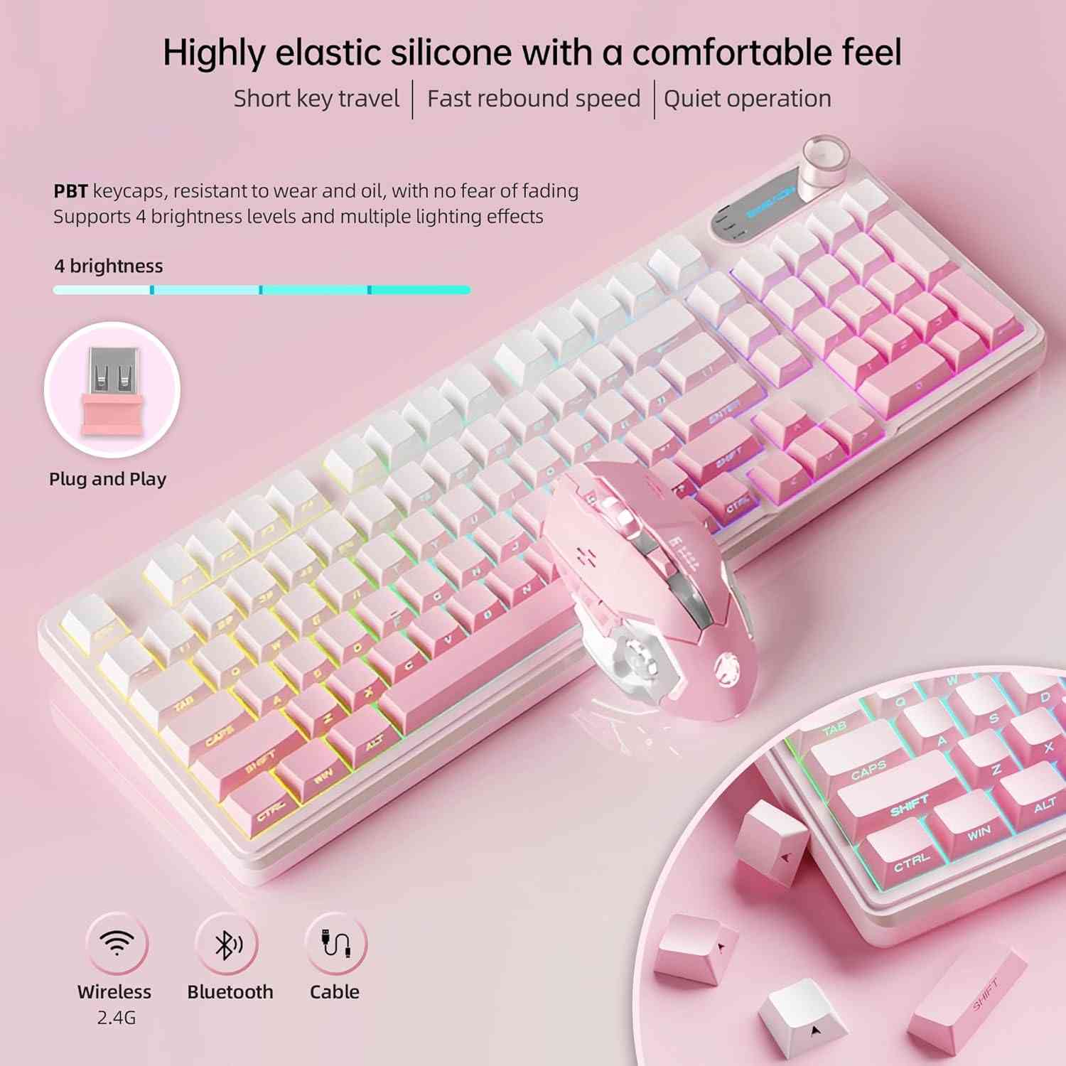 Limareoo Tech Ocean Park Pink Gaming PC Gamer Desktop Computer W/KB & Mouse USD Vietnam Default Title Default Title