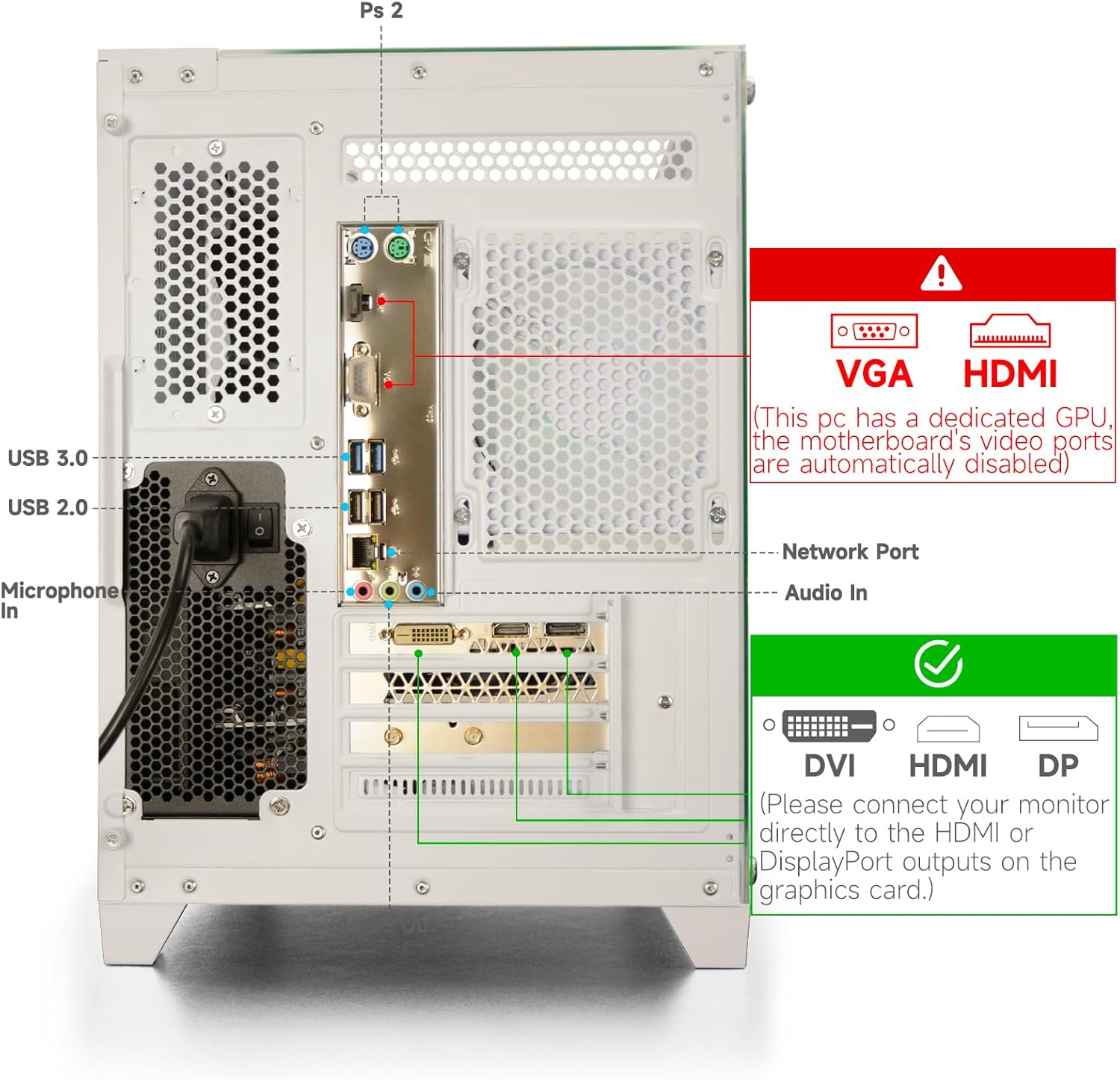 Prebuilt Gaming PC Desktop | Ryzen 5 up to 4.1G | RX 560 4G Graphics Card | 16G DDR4 RAM | 512G SSD | Wi-Fi 6 | Tower Computer for Home Office, Student & Casual Gaming (White)