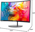 Sceptre Curved 24-inch Gaming Monitor 1080p R1500 98% sRGB Limareoo Tech Default Title Default Title