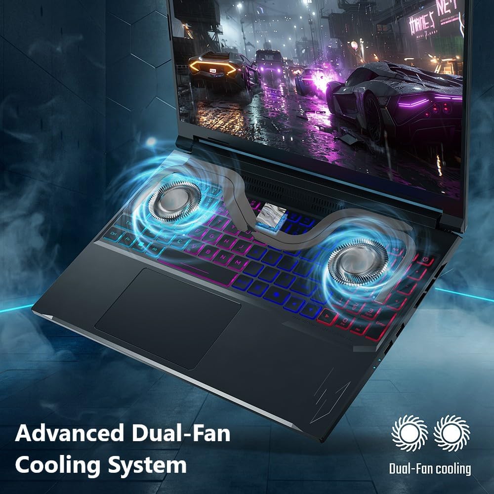 Acer Nitro V 16S AI Gaming Laptop | AMD Ryzen 7 260 Processor | NVIDIA Geforce RTX 5060 Laptop GPU (572 AI Tops) | 16" WUXGA IPS 180Hz Display | 32GB DDR5 | 1TB Gen 4 SSD | Wi-Fi 6 | ANV16S-41-R2AJ