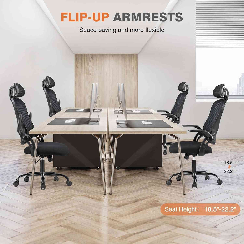 Limareoo Tech Sweetcrispy Office Computer Desk Chair, Ergonomic High-Back Mesh Rolling Work Chairs USD Vietnam Default Title Default Title