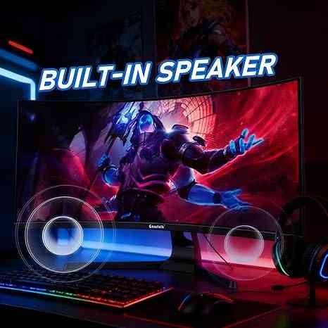 Gawfolk 34 Inch Curved Gaming Monitor, 240Hz Ultrawide PC Monitors Built-in Speakers Limareoo Tech Default Title Default Title