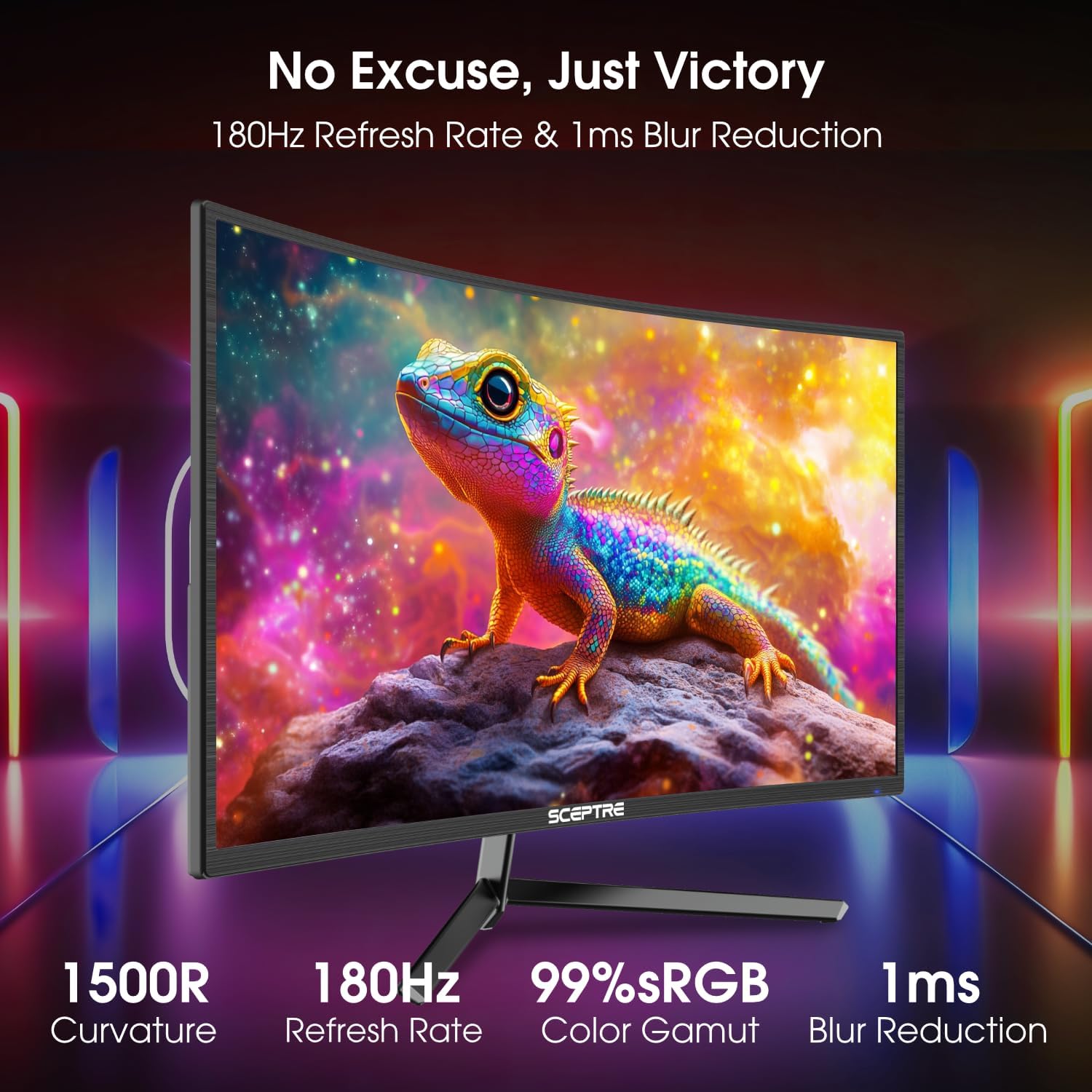New 24-Inch Curved Gaming Monitor 1080P up to 180+Hz Displayport HDMI 100% Srgb, AMD Freesync Build-In Speakers Machine Black 2026 (C248B-FWT168 Series)