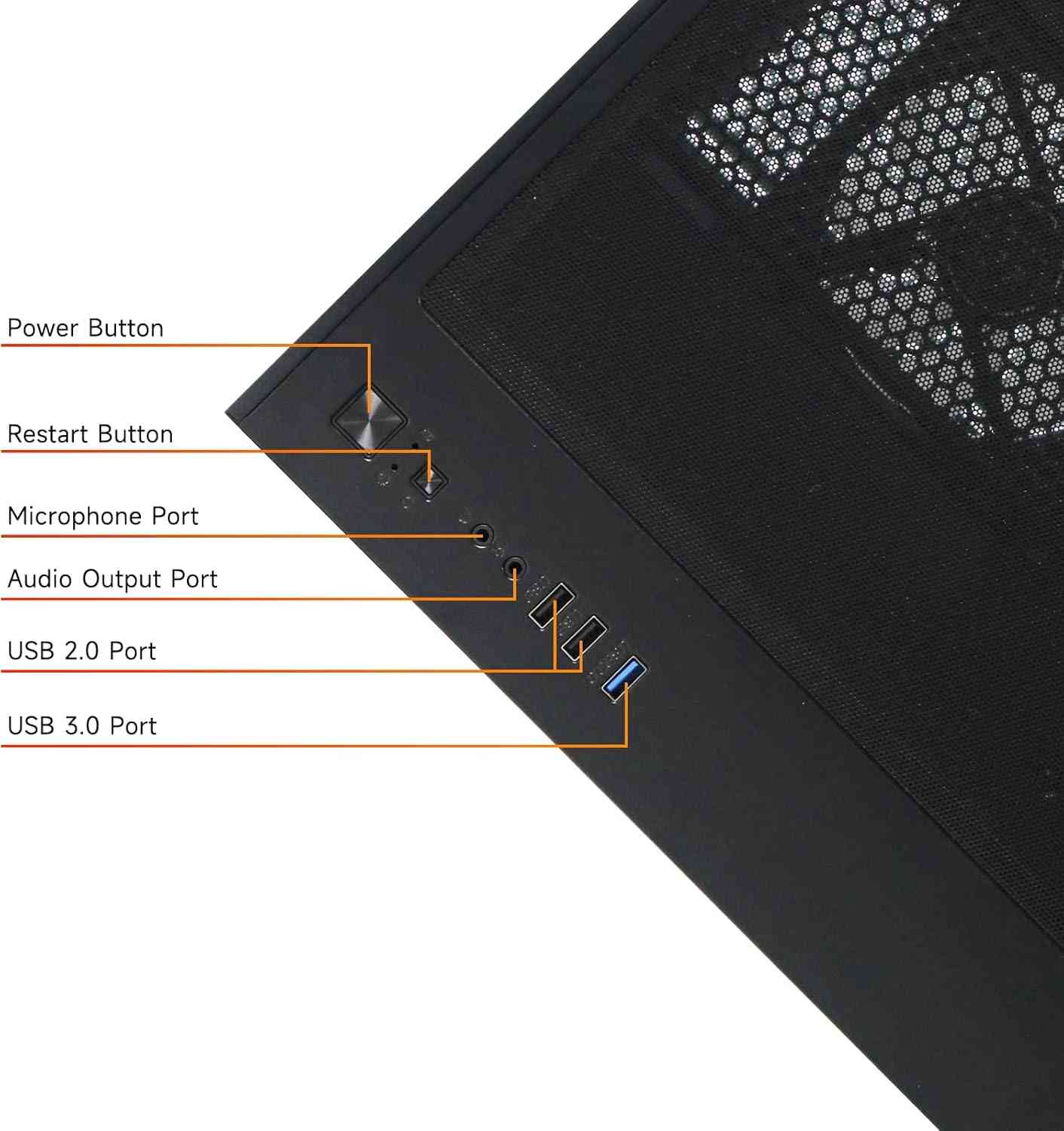 Limareoo Tech ALCPOK Gaming PC Desktop, AMD Ryzen 7 5700G 3.8GHz, 16GB DDR4 3200MHz RAM USD Vietnam Default Title Default Title