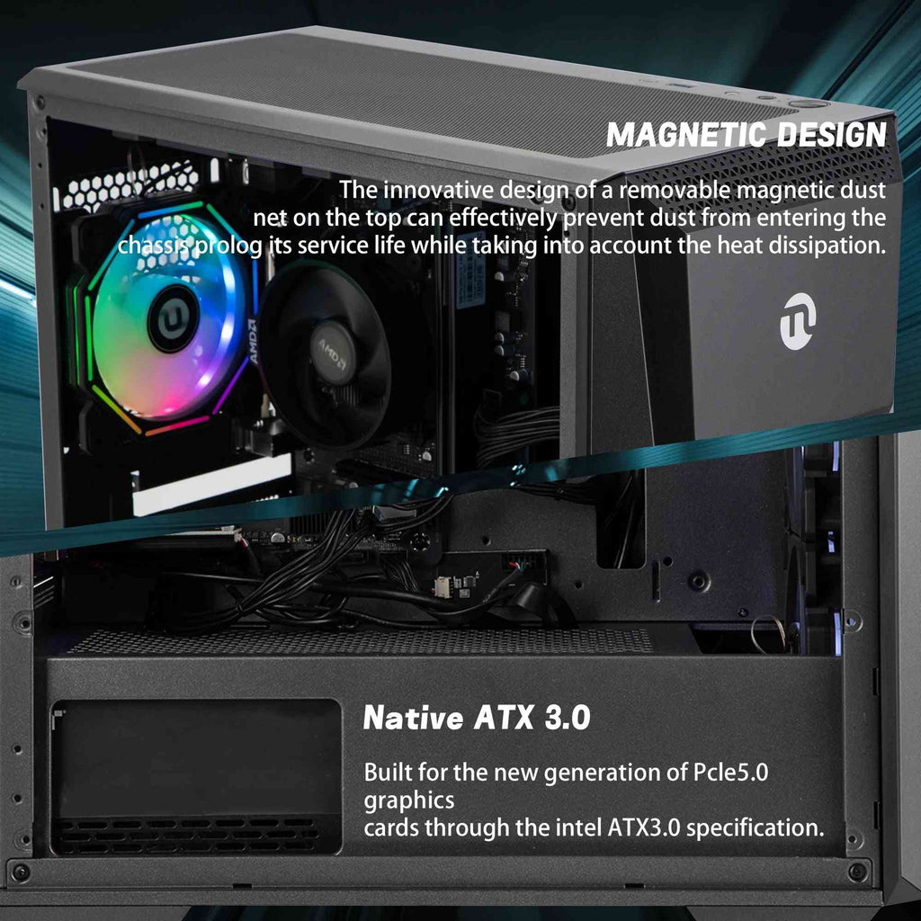 Dragon Soul Gaming PC AMD Ryzen 7 5700G 16GB RAM 1TB SSD Wifi Windows 11 Gaming Desktop