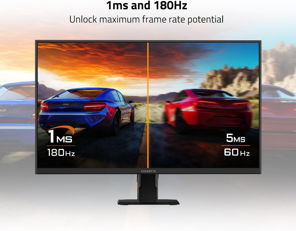 GIGABYTE - GS27QA SA - 27" IPS Gaming Monitor - QHD 2560X1440-180Hz - 1Ms MPRT - AMD Freesync - HDMI, DP - Black