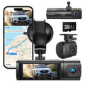 4K+1080P Dash Cam Front and Rear,Dual Dash Camera for Cars, with Built-In GPS, IR Night Vision, 1.47″ IPS Screen, Loop Recording, WDR, 24H Parking Mode